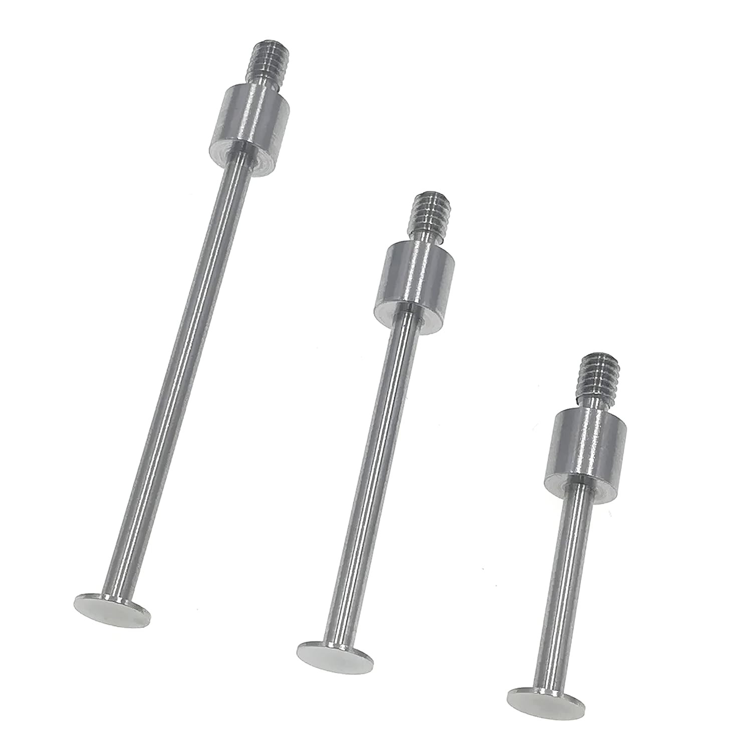 Dial Indicator Flat Contact Points Set - 0.4mm Depth, 5mm Diameter, 4-48 UNF