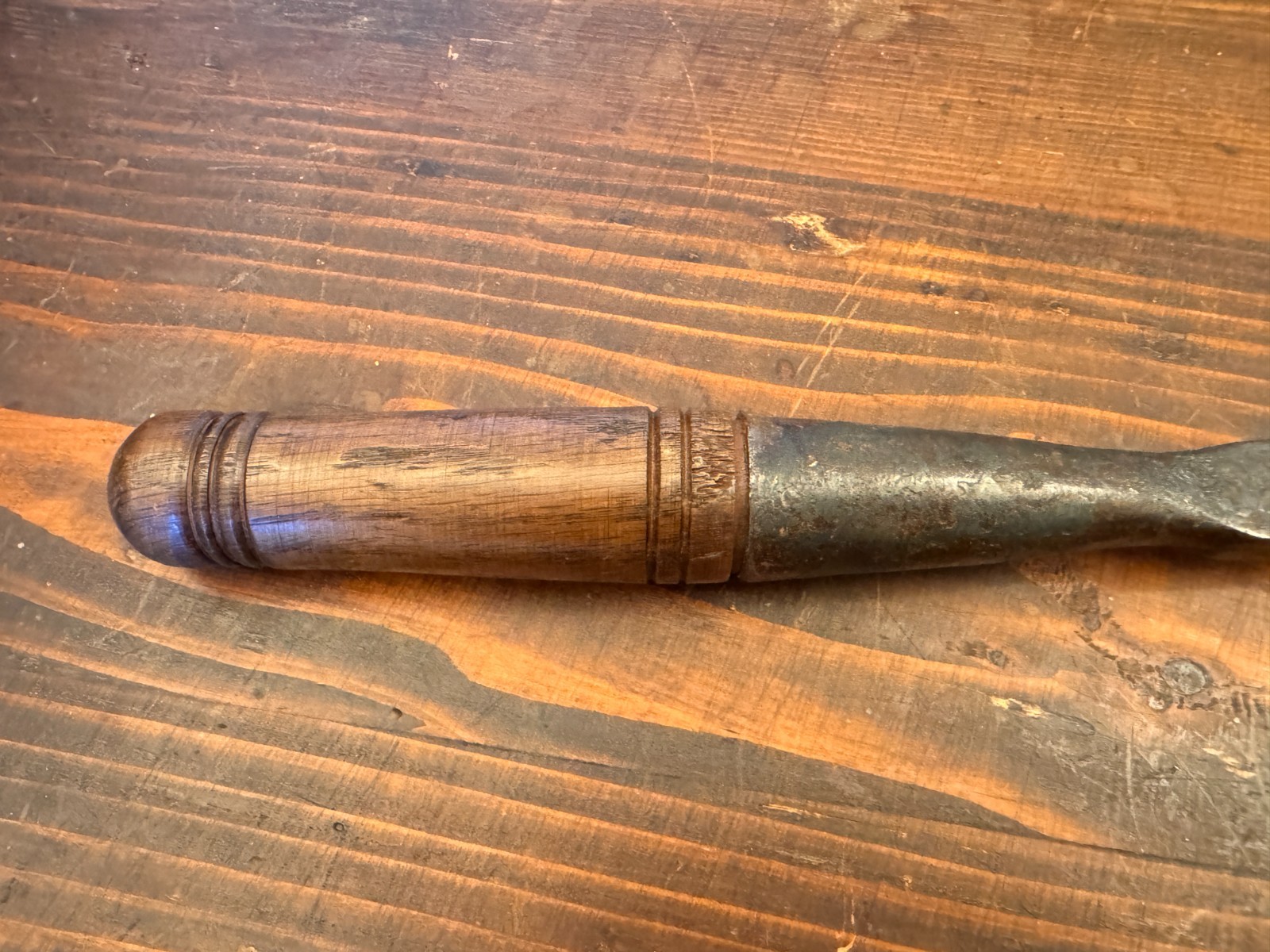 Early Socketed 1/2" Lock Mortice Chisels Bruzz British Woodwork Tools