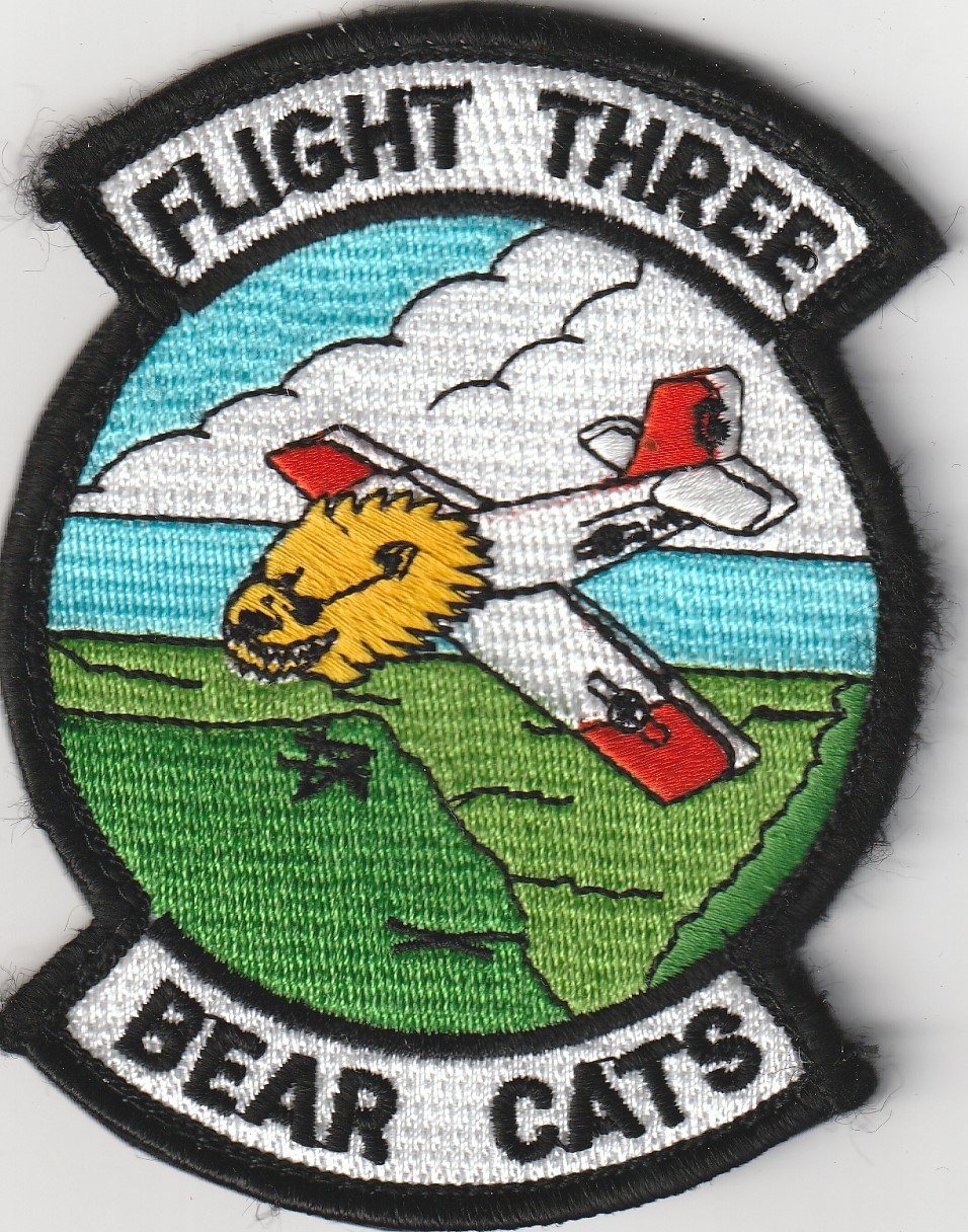 USN NAVY USMC Training Sqn  3 BEAR CATS T-34 Flight Three patch