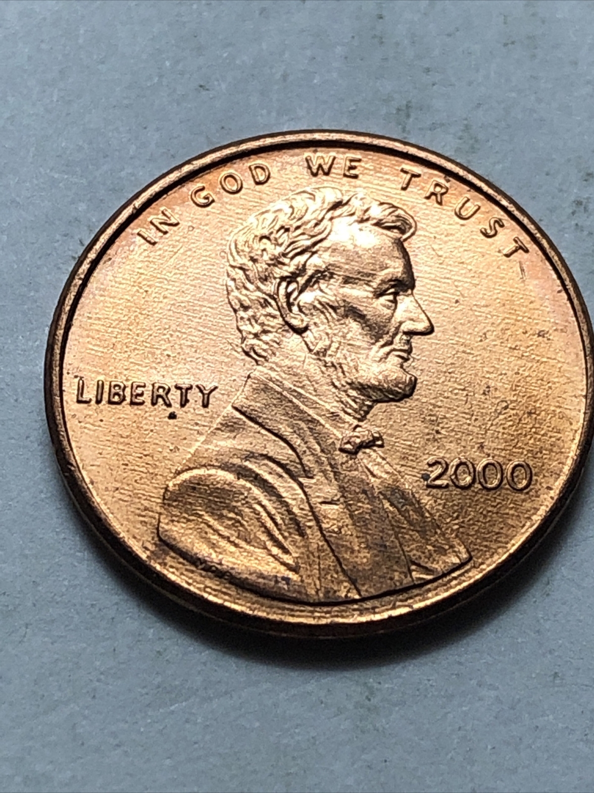 2000-P Lincoln Memorial Cent Uncirculated BU Red Penny Nice Coin Lot V339