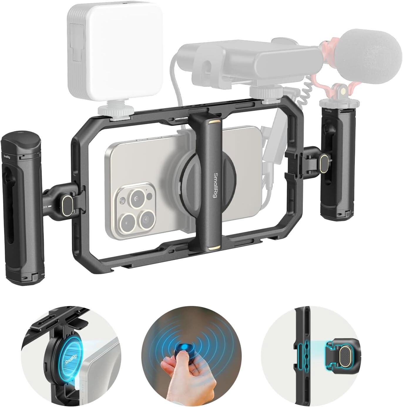 SmallRig All-in-One Video Kit For Smartphone Creators Quick Basic Edition 4597