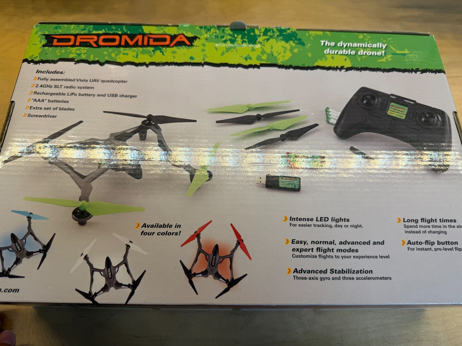 Dromida Vista UAV RTF Drone DIDE03WW (White) - Tested Working