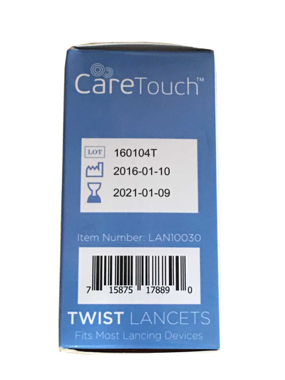 3-New Sealed Care Touch 30 Gauge Yellow Lancet Boxes(300Lancets) EXPIRED Read