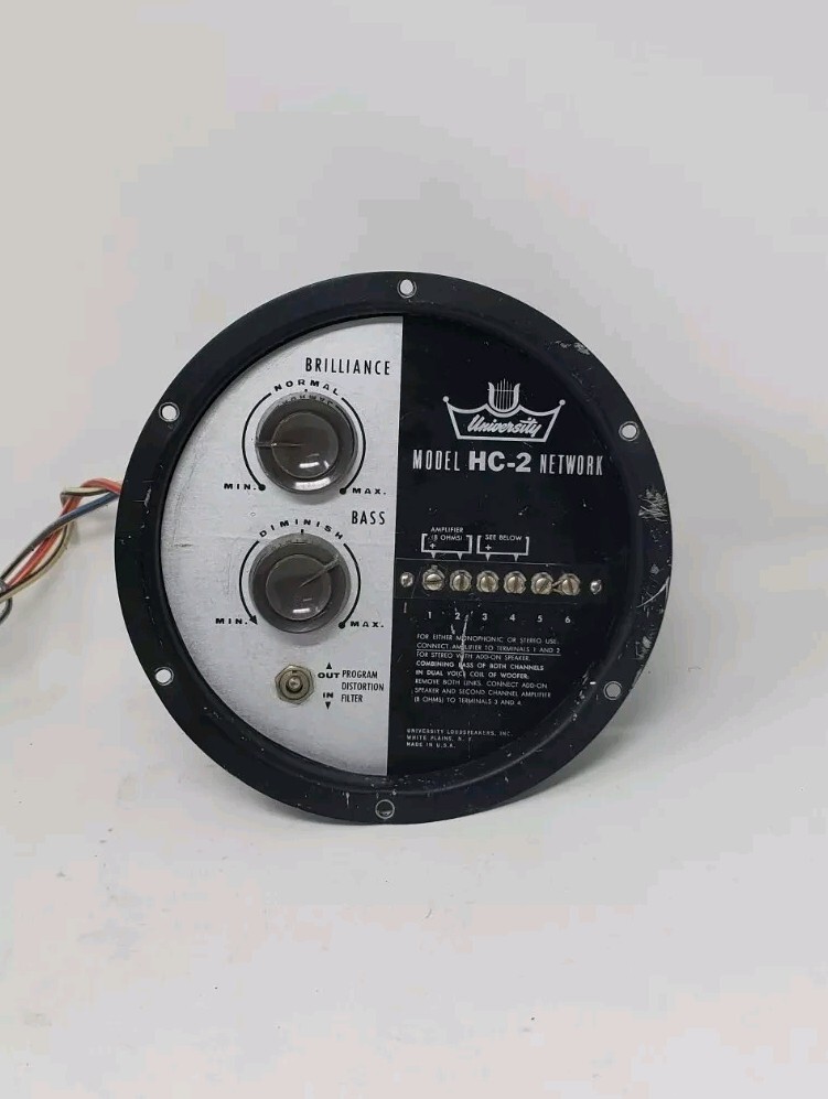 university speaker model hc-2 control