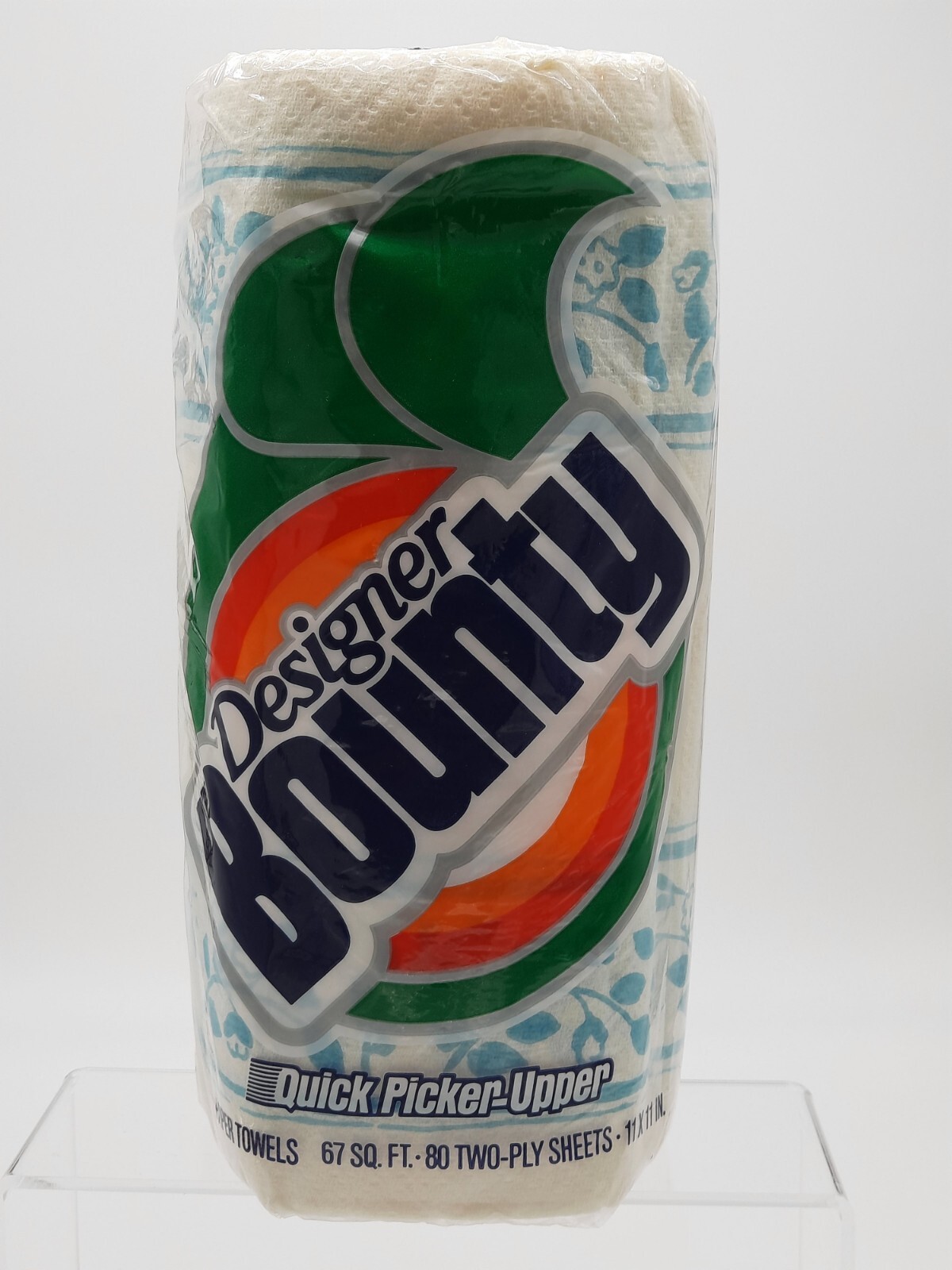 Vintage Bounty Designer Paper Towels 90s Movie Prop Made In USA Free Shipping