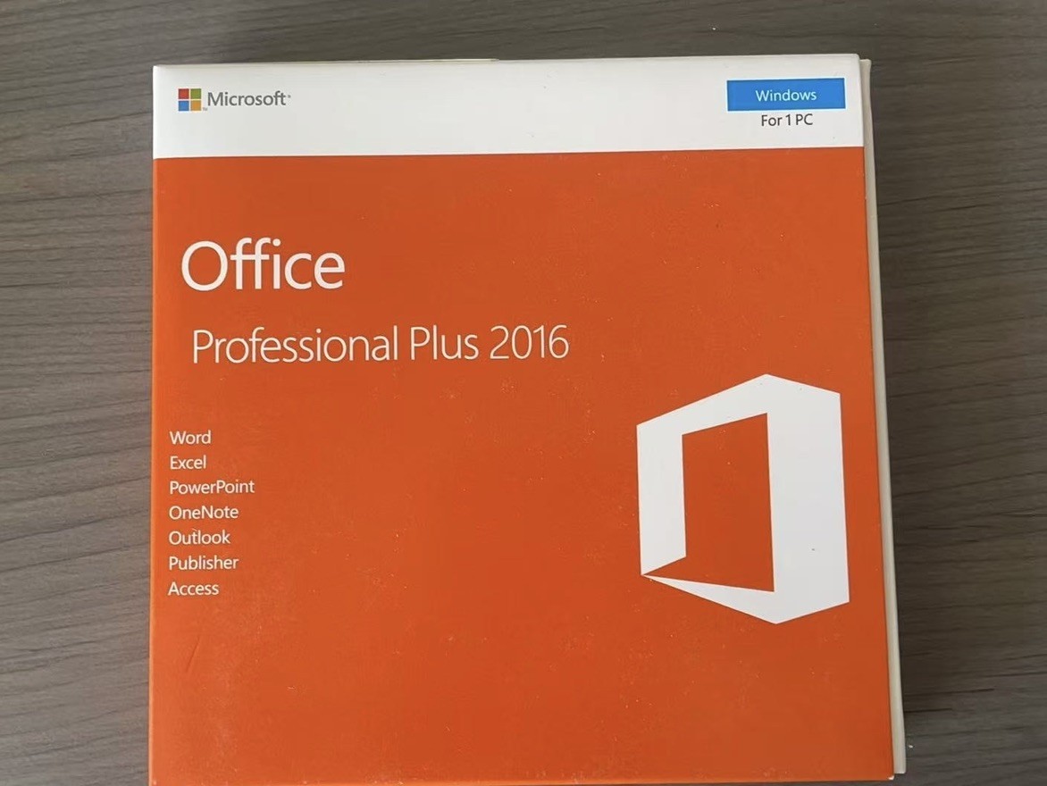 Microsoft Office 2016 Professional Plus DVD +Product Key Sealed