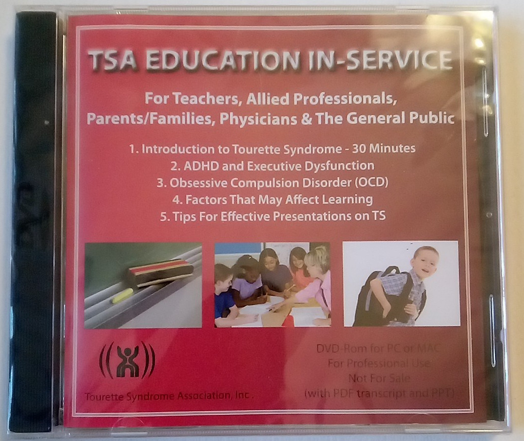 TSA Education In-service DVD-ROM Tourette's Syndrome