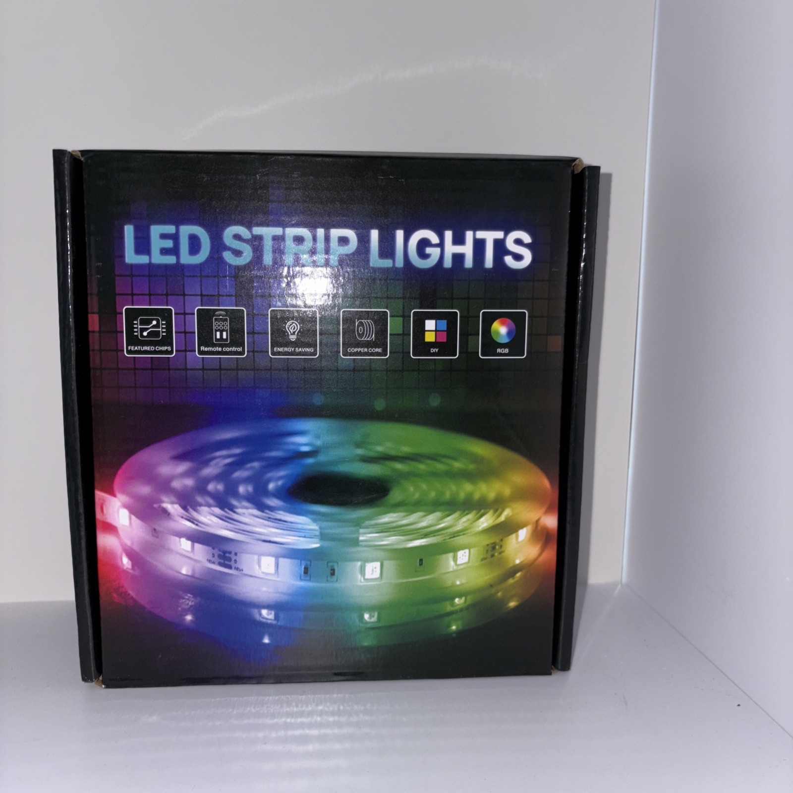 SENYERGIANT 32.8 ft RGB LED Strip Lights with Remote Control