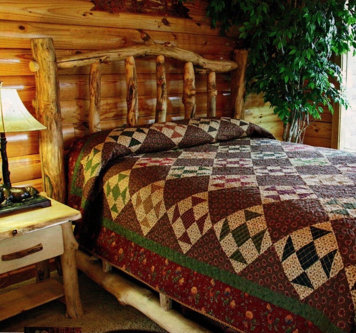 Lodge Getaway Quilt Pattern Pieced SM
