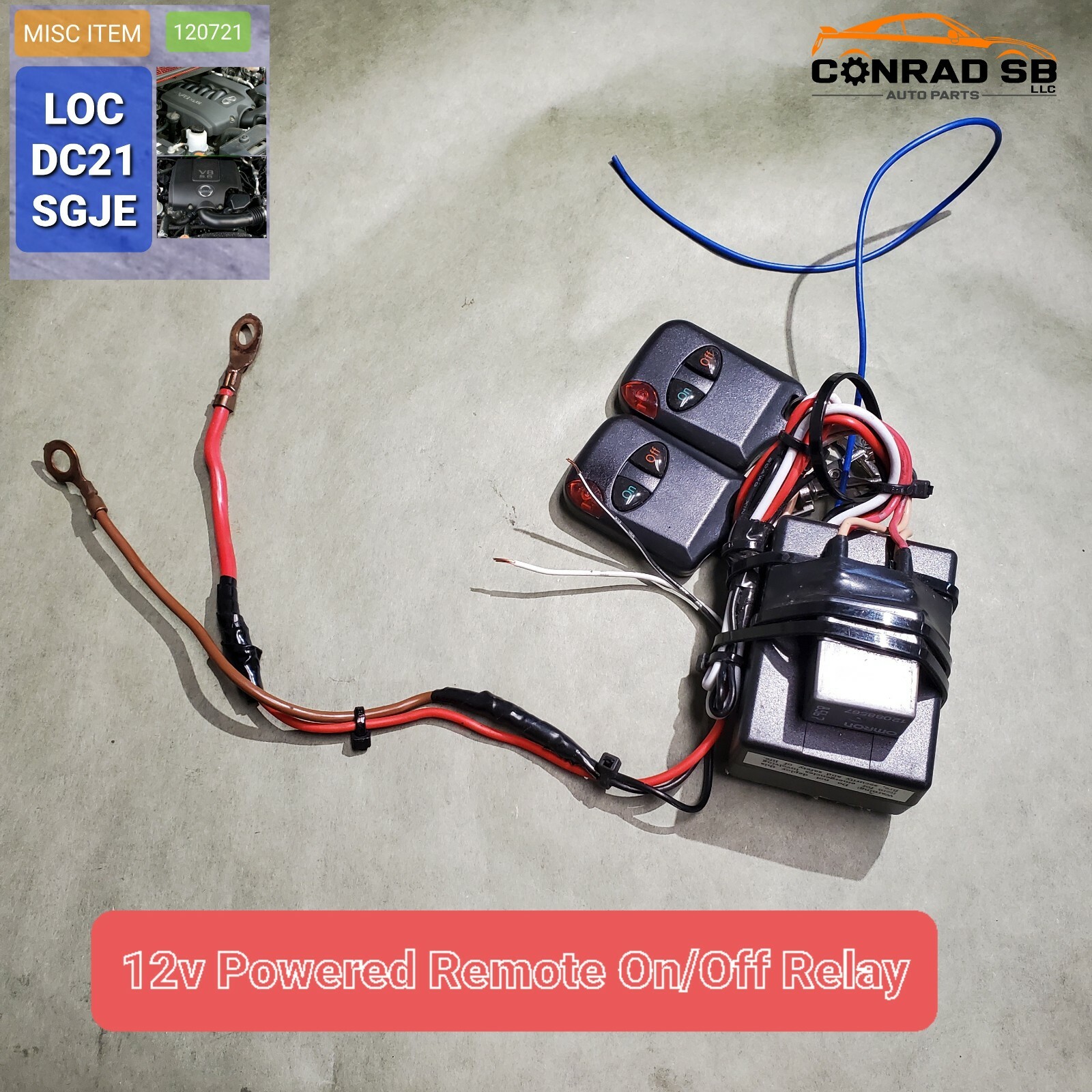 12V REMOTE CONTROL ON OFF RELAY *