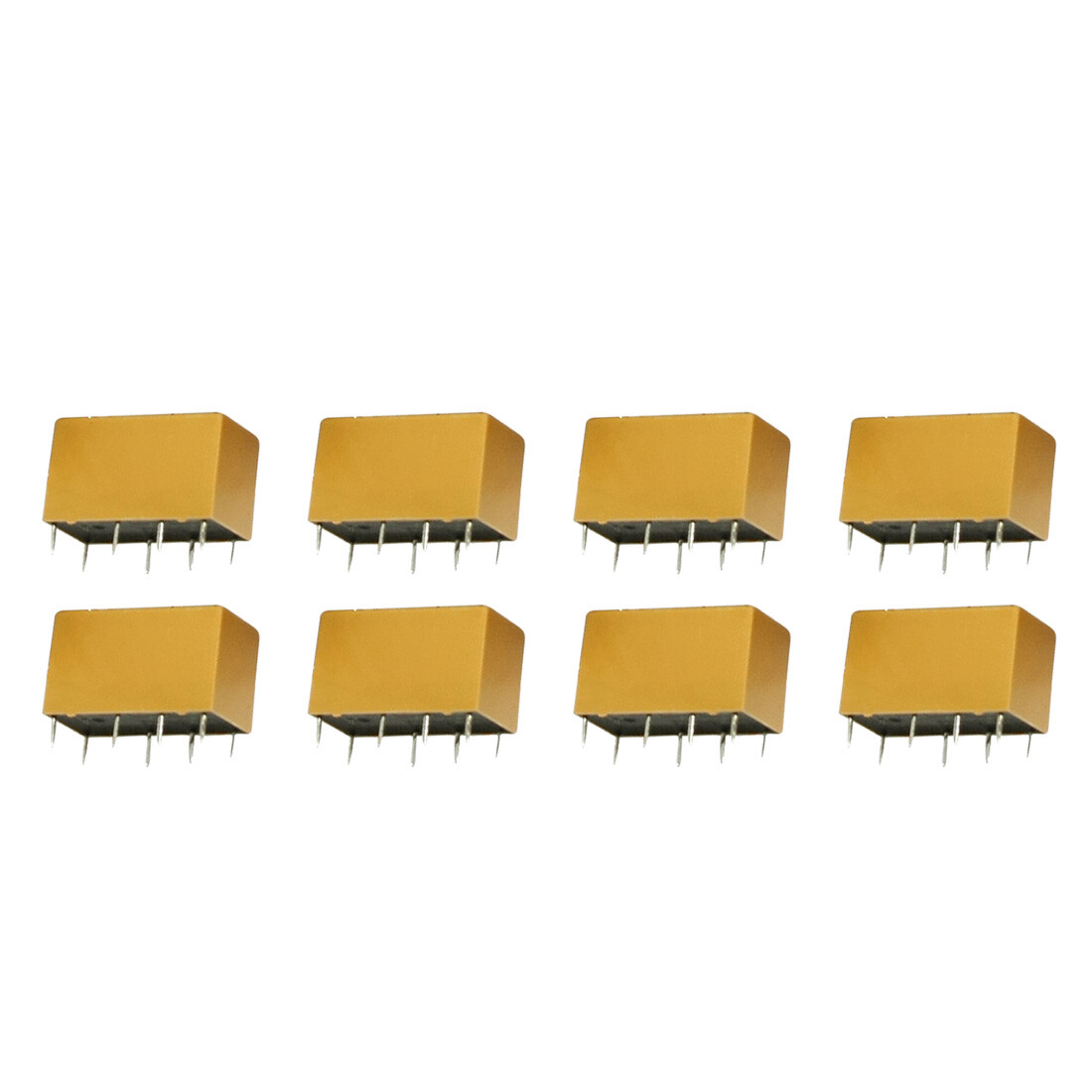 10PCS DC 12V Coil DPDT 8 Pin PCB General Purpose Power Relay