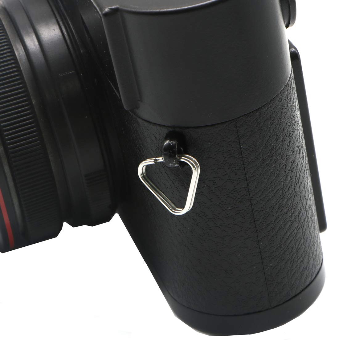 HITHUT 2pcs Camera Eyelet Ring Split Lug Triangle 12mm, Silver