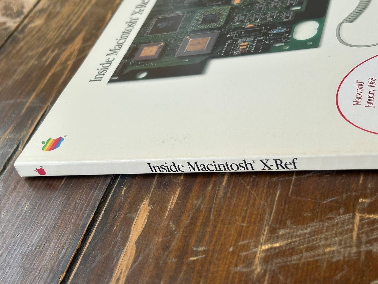 Inside Macintosh X-Ref 1988 Vintage Apple Programming Book Signed As-Is