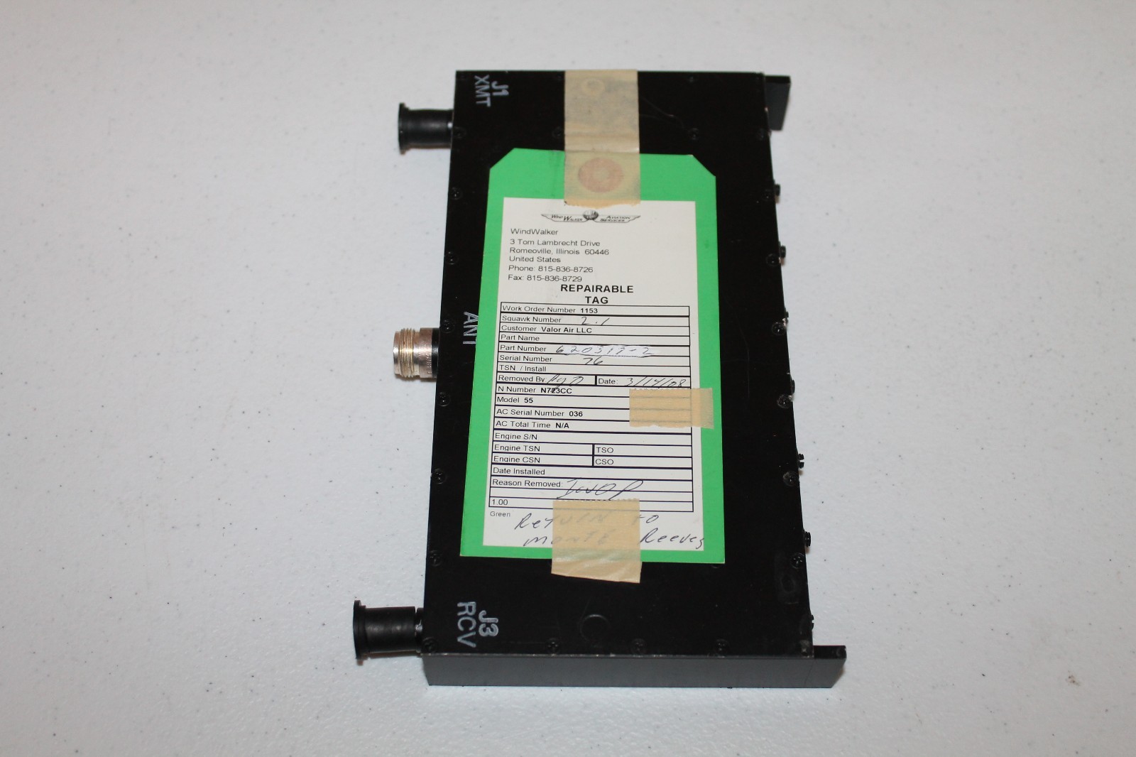 Learjet 55 K&L Duplexer 620317-2