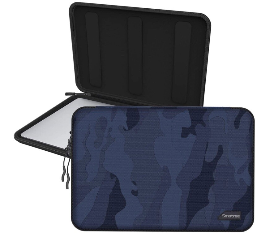 Navy Blue Smartree Hard Protective Laptop Sleeve Case for 13.3