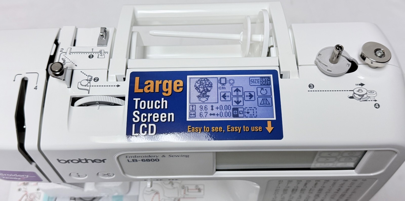 New Brother LB-6800 Computerized Sewing & Embroidery Machine