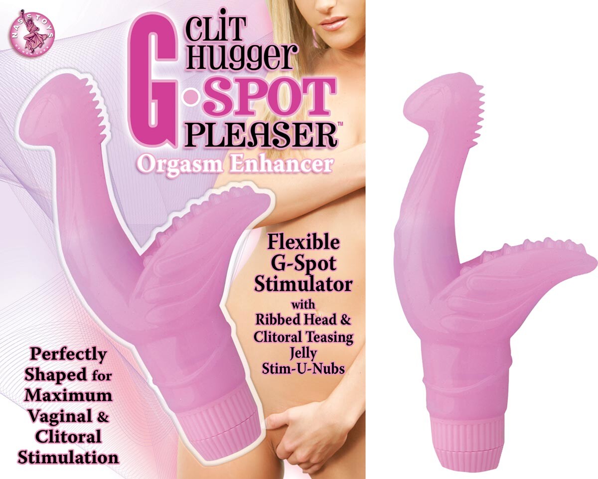 Nasstoys Clit Hugger G-Spot Pleaser Vibrator Clitoral Stimulation Sex Toy Pink