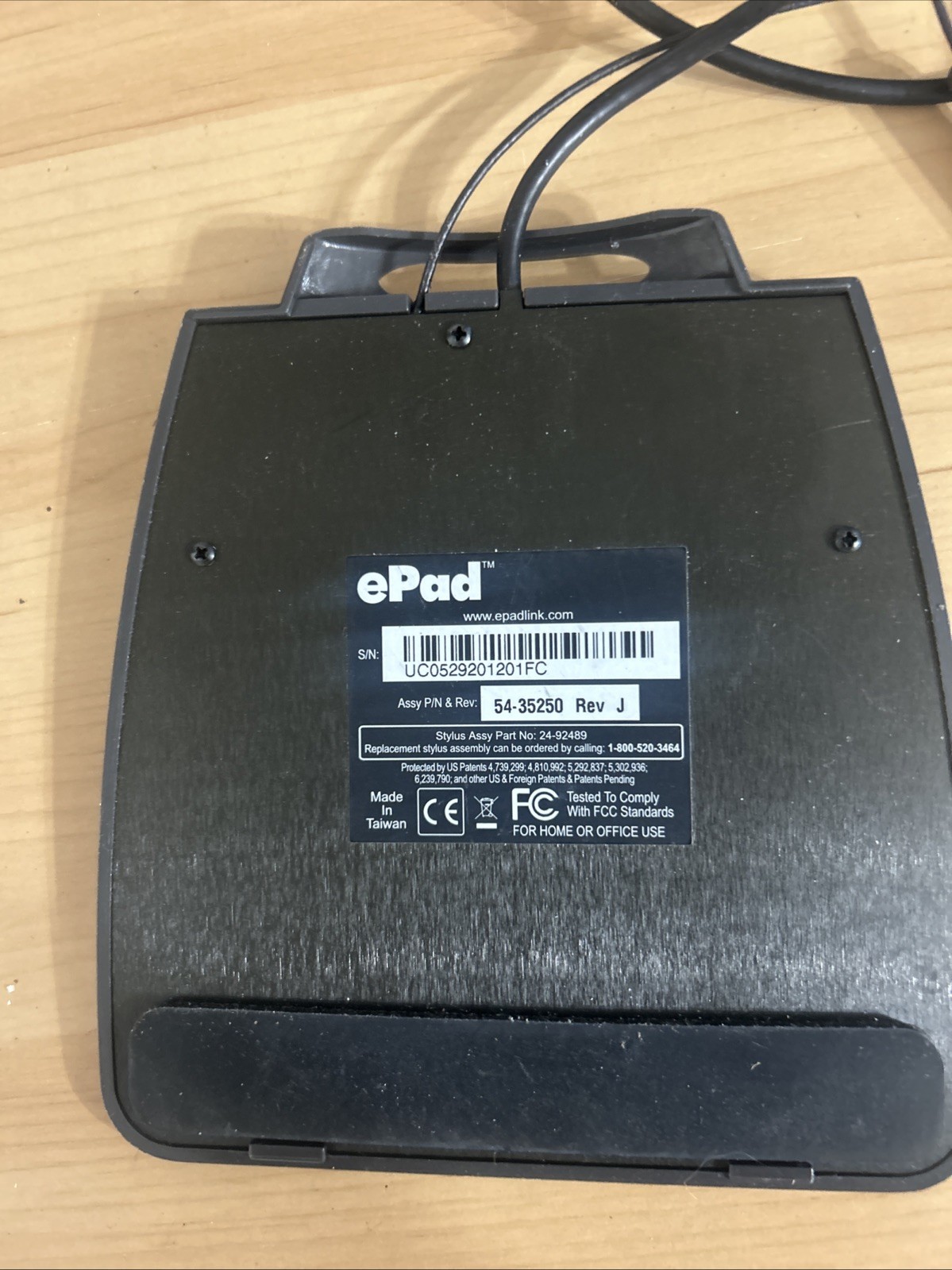 ePad Interlink 54-35250 Wired Signature Pad w/ Stylus
