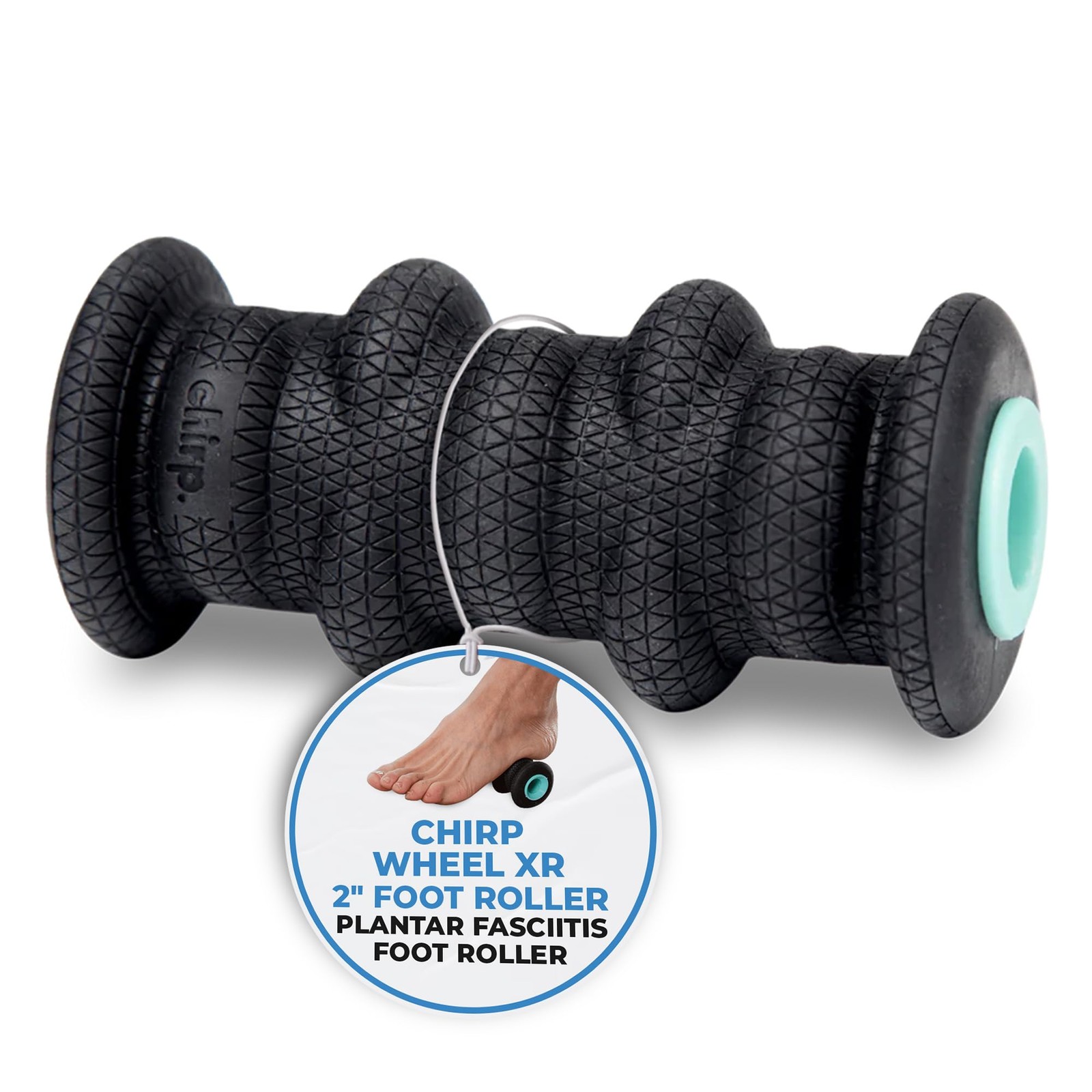 Chirp Wheel XR Foot Massage Roller - Targeted Massage for Plantar Fasciitis a...