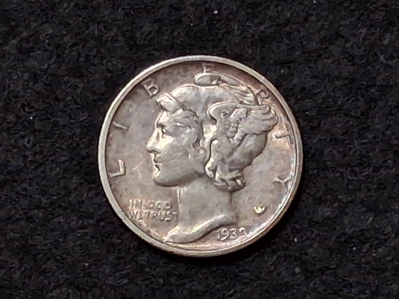 1939 D Mercury Dime