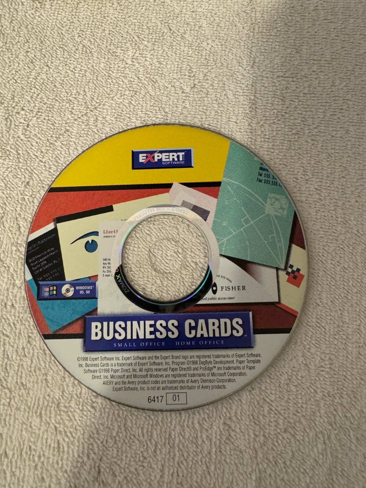 Expert Software: Business Cards (CD-ROM, 1998, Windows)