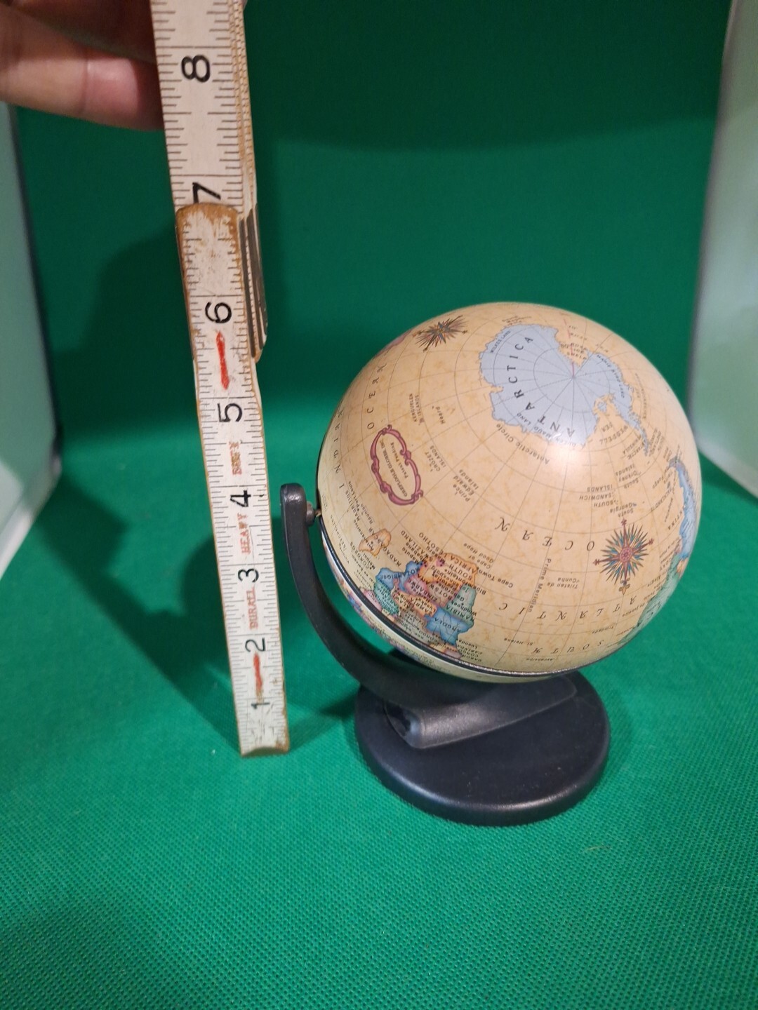 Replogle Mini Desk Globe 2001. Moves In 2 Directions.
