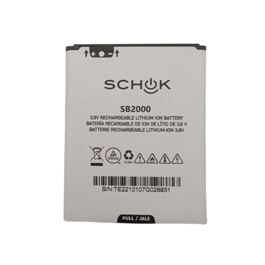 Battery SB2000 For SCHOK Flip SC3218B SC3218T 3.7V 2000mAh OEM Replacement