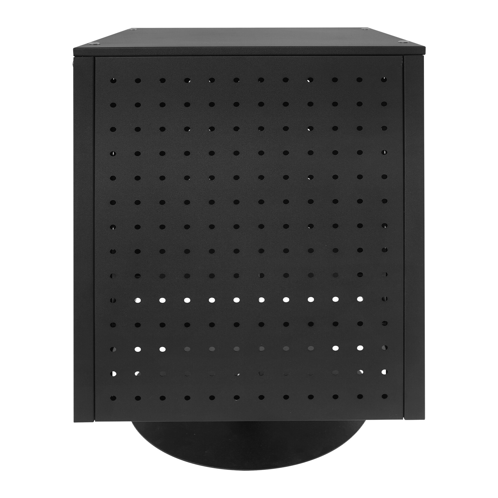 Pegboard Rotating Display Stand, 4 Sided Spinning Peg Board Display
