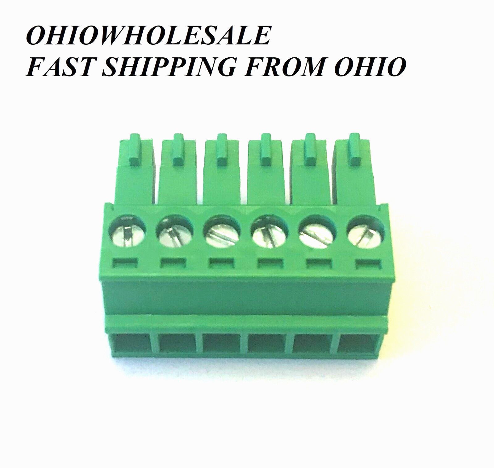 Phoenix Contact 6 pin - 6 pole - 3.5mm Phoenix Connector Screw Terminal Block
