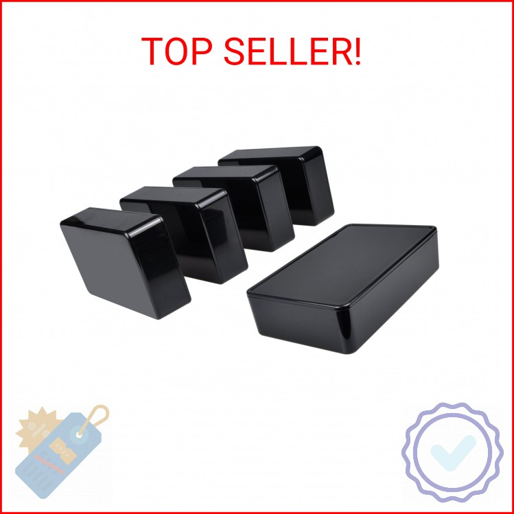 Pinfox 5 pack Electronic Prototype ABS Plastic Junction Project Box Enclosure 10