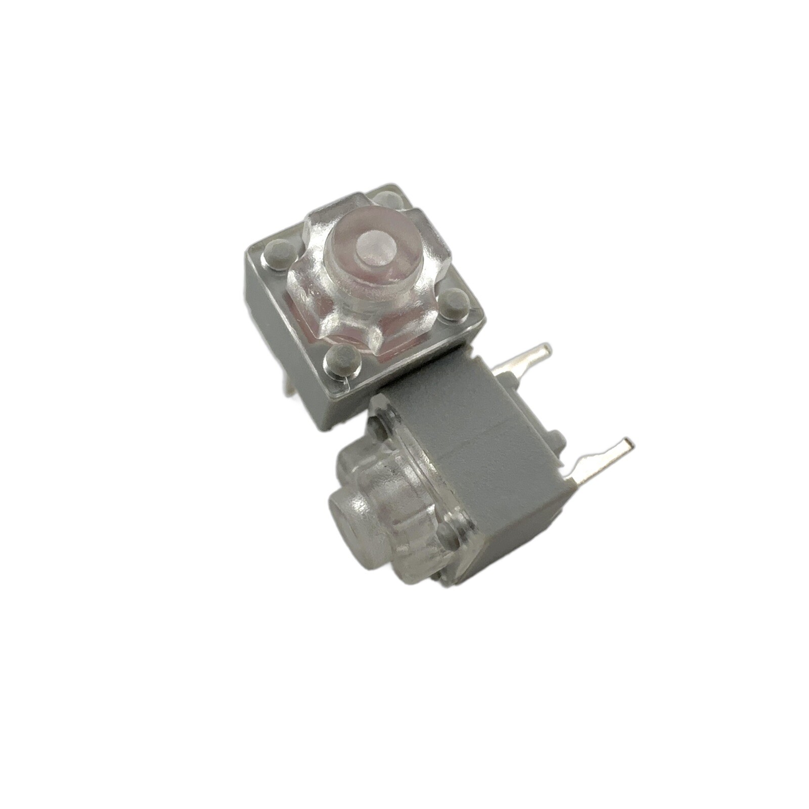 Huano Silent Transparent 6*6*7.3 10M Square Mute Micro-Switch (10 Pcs) US Stock