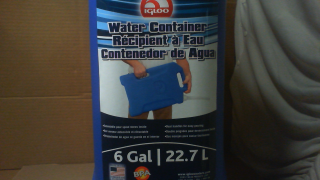 Igloo 42154 6 Gallon Blue Water Container with Flexible Spout BUY 3 GET 1 FRE...