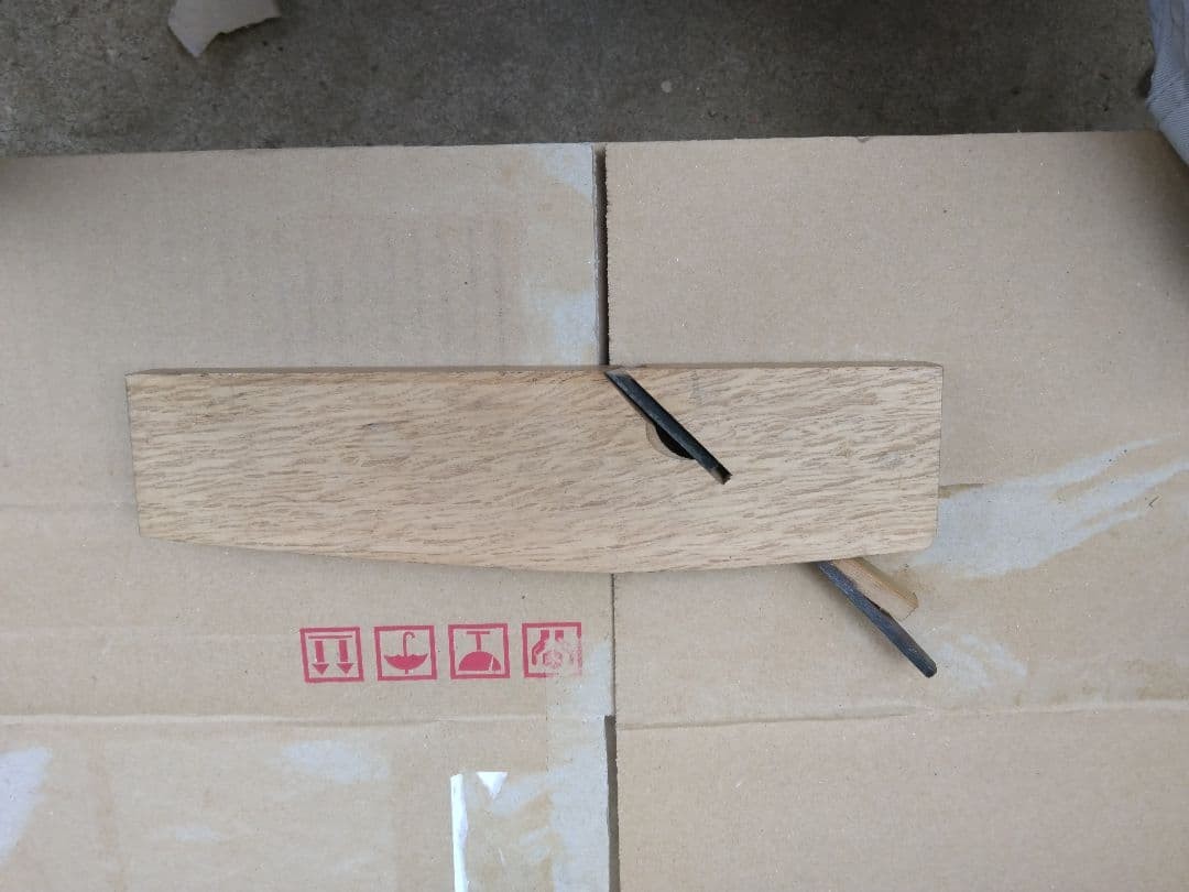 Wood Plane 24 5 cm Hand Tool 21 mm Blade Vintage Japanese Style Ready