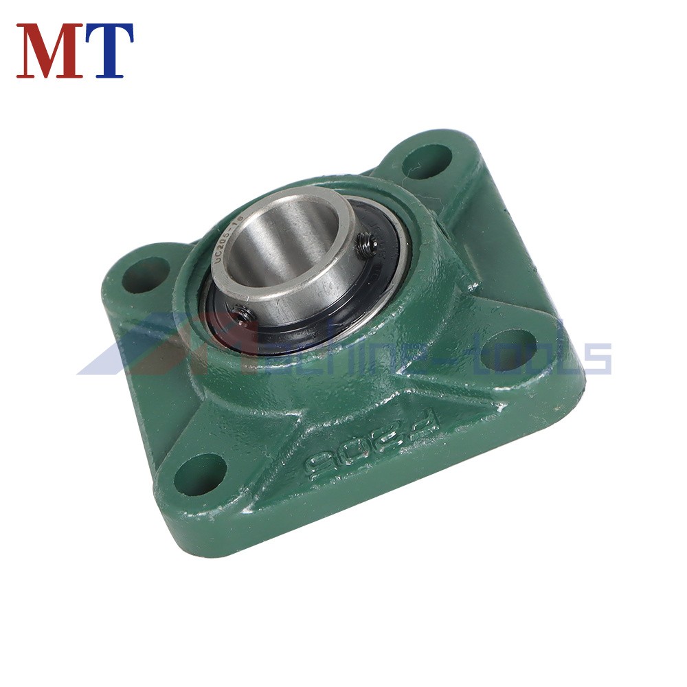 10 Pack UCF205-16 Pillow Block Flange Bearing 1" Bore 4 Bolt Solid Base