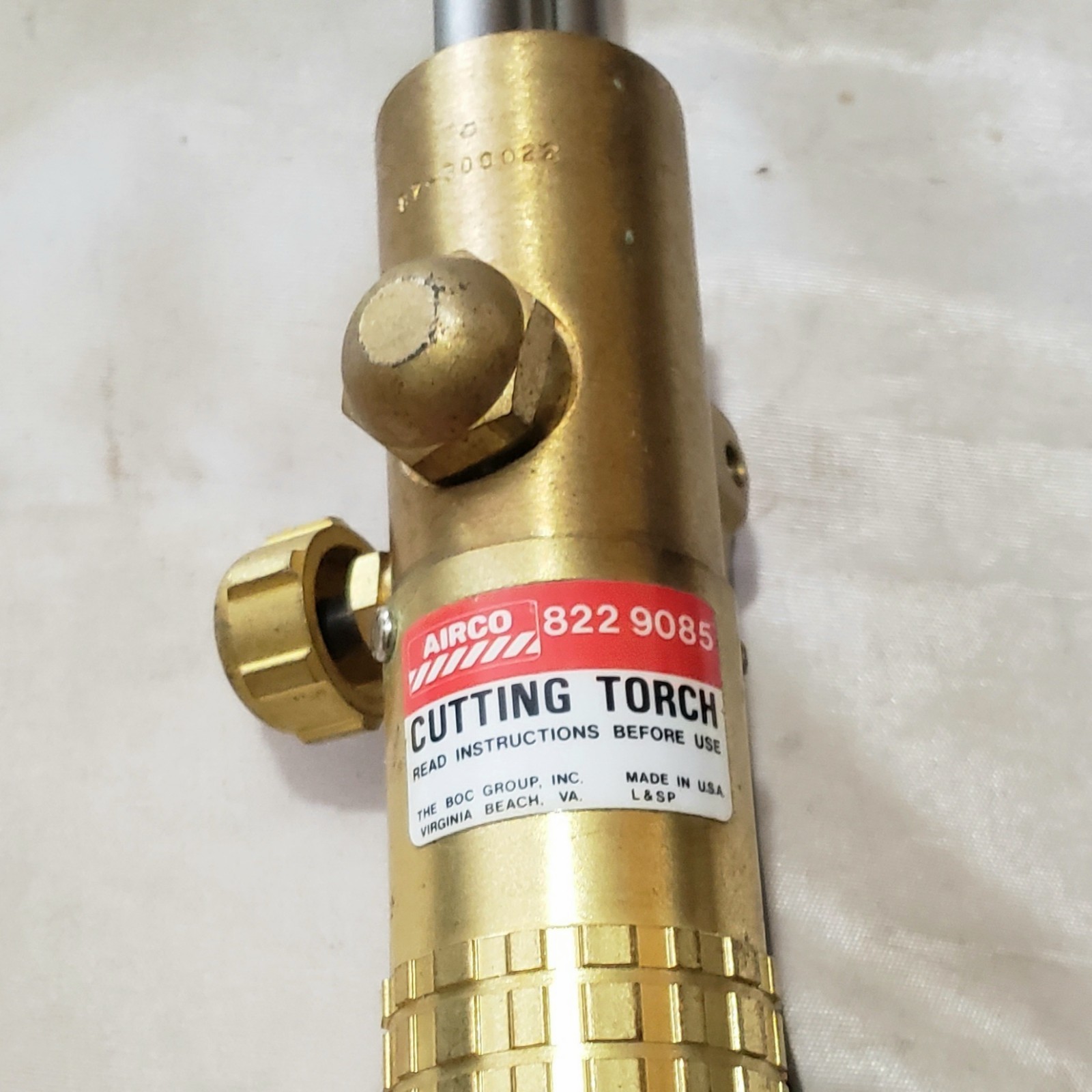 Airco 822 9085 Angle Head Cutting Torch 20" Heavy Duty Concoa Corn Cob