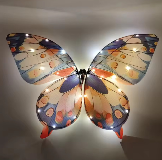 Factory Customizable Color LED Swarm Bionic Butterfly Drone with Remote Control