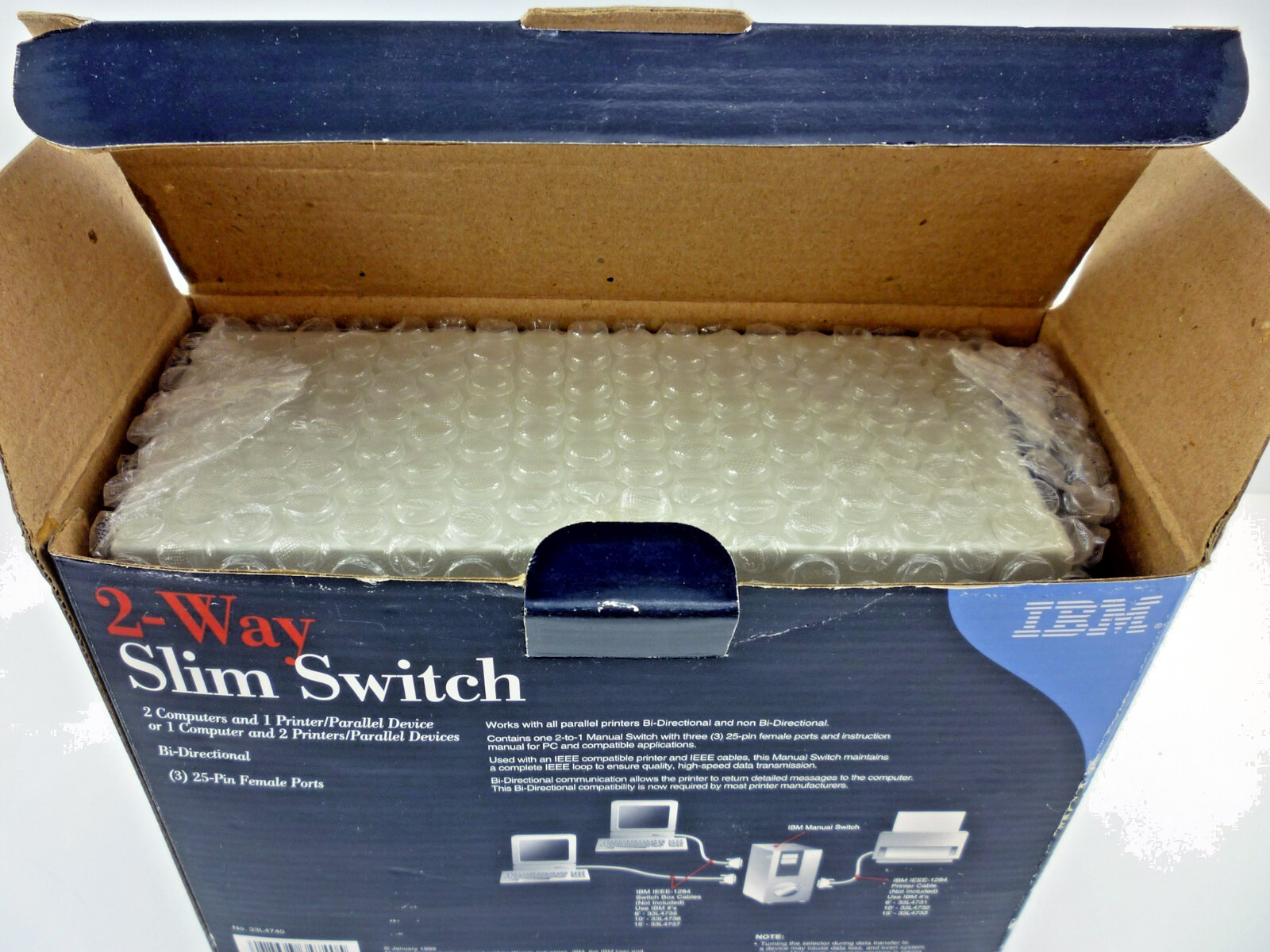 Vintage IBM 2-Way Slim Switch
