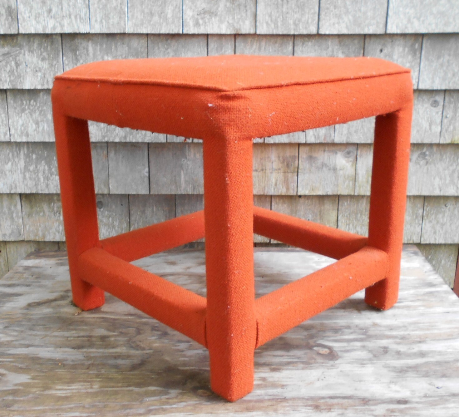 VINTAGE MID CENTURY MODERN MILO BAUGHMAN FOOTSTOOL