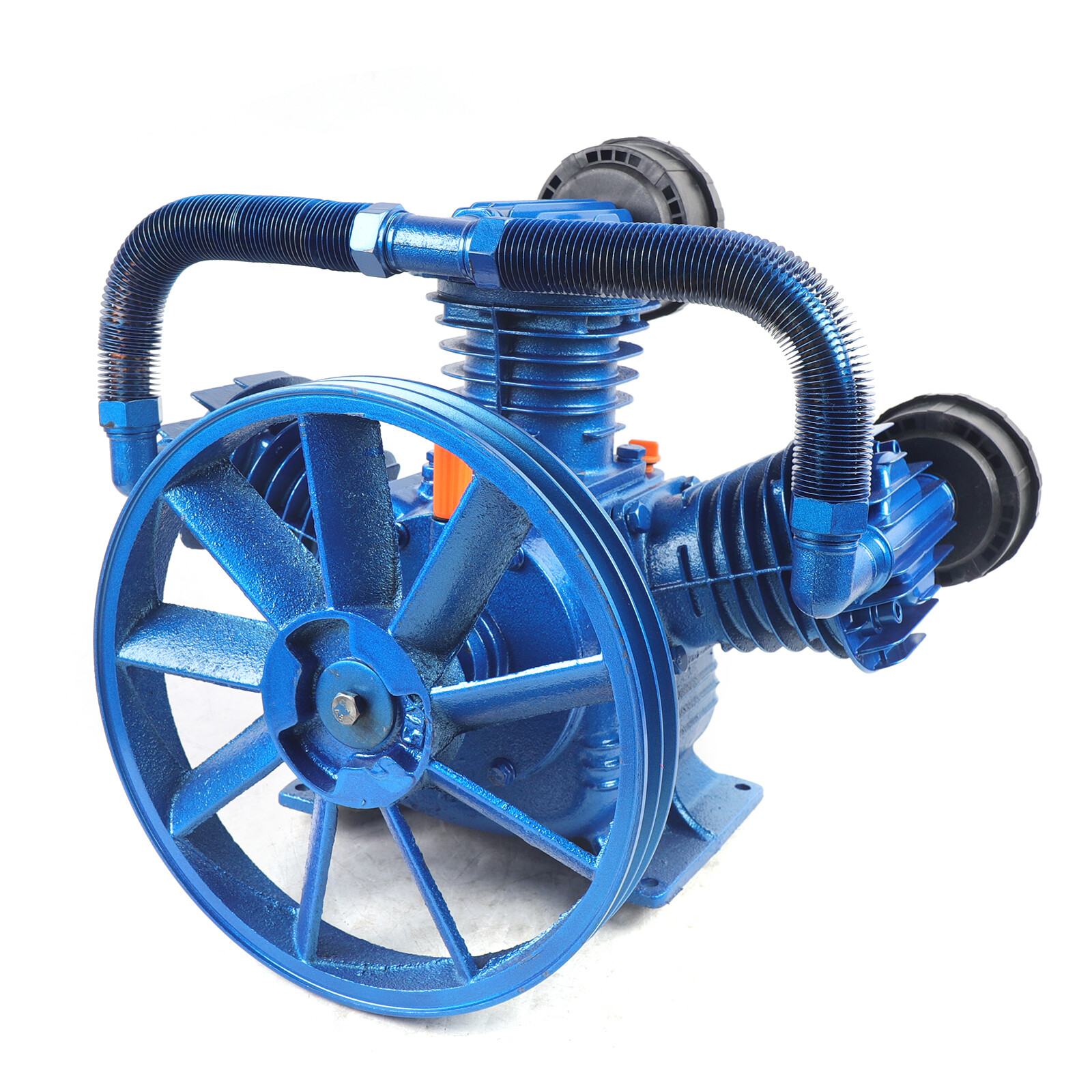 10HP 3 Piston 3 Cylinder W-Style Replacement Air Compressor Head Pump 7.5KW