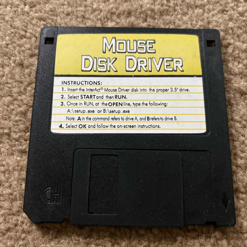 Mouse Disk Driver Floppy Disk