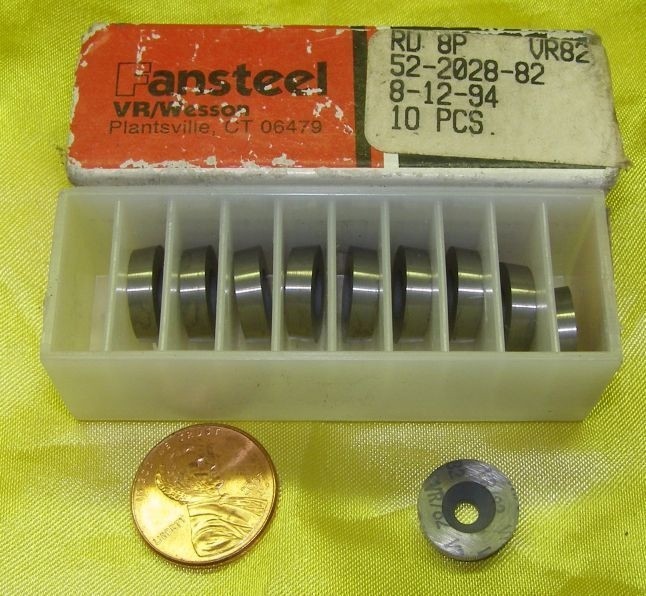 VR/WESSON FANSTEEL INSERTS. 10 COUNT. VR82. 52-2028-82