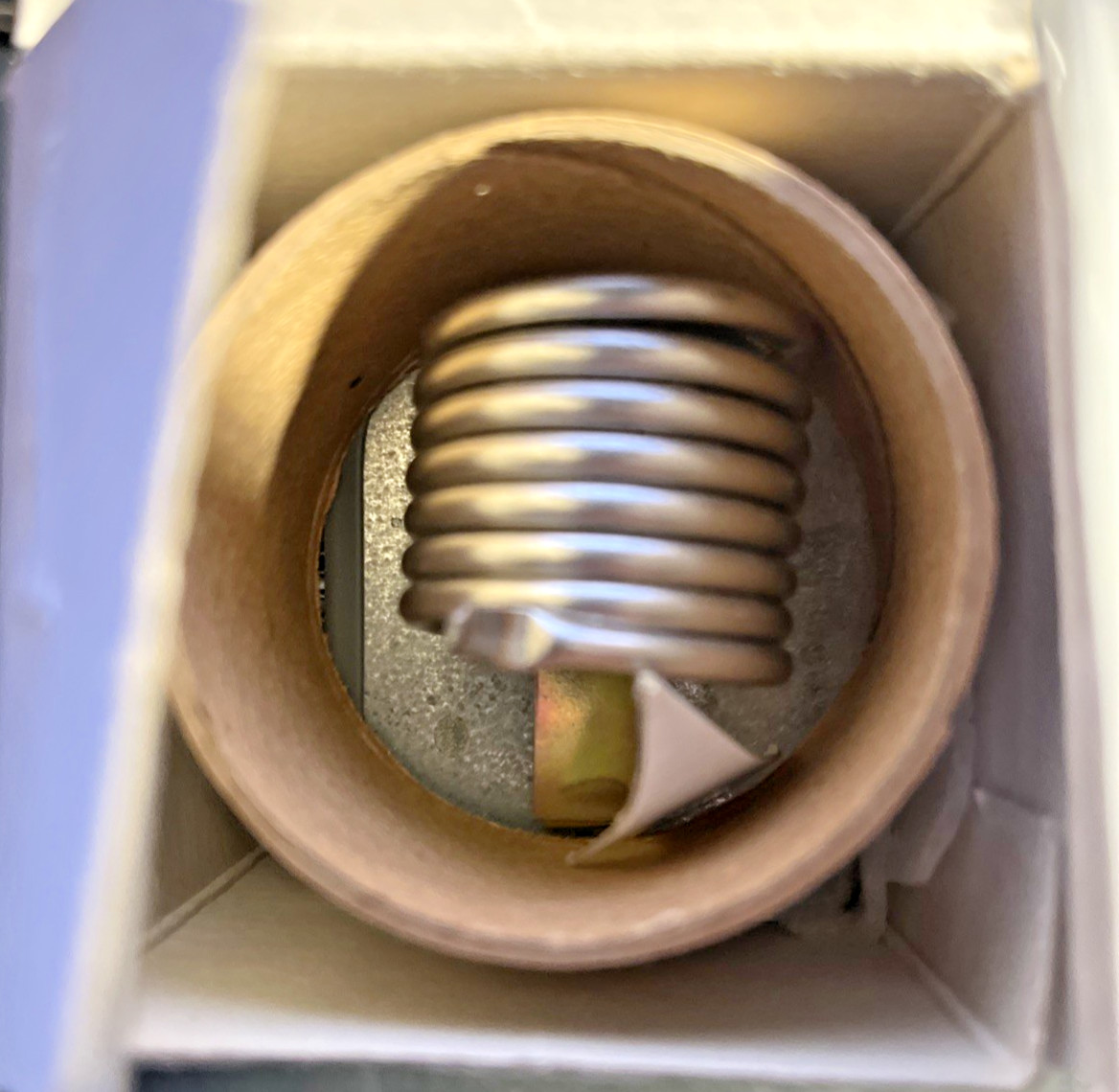 Dayton 2E728 Line Voltage Temperature Control Thermostat 30-110F Ventilating NOS
