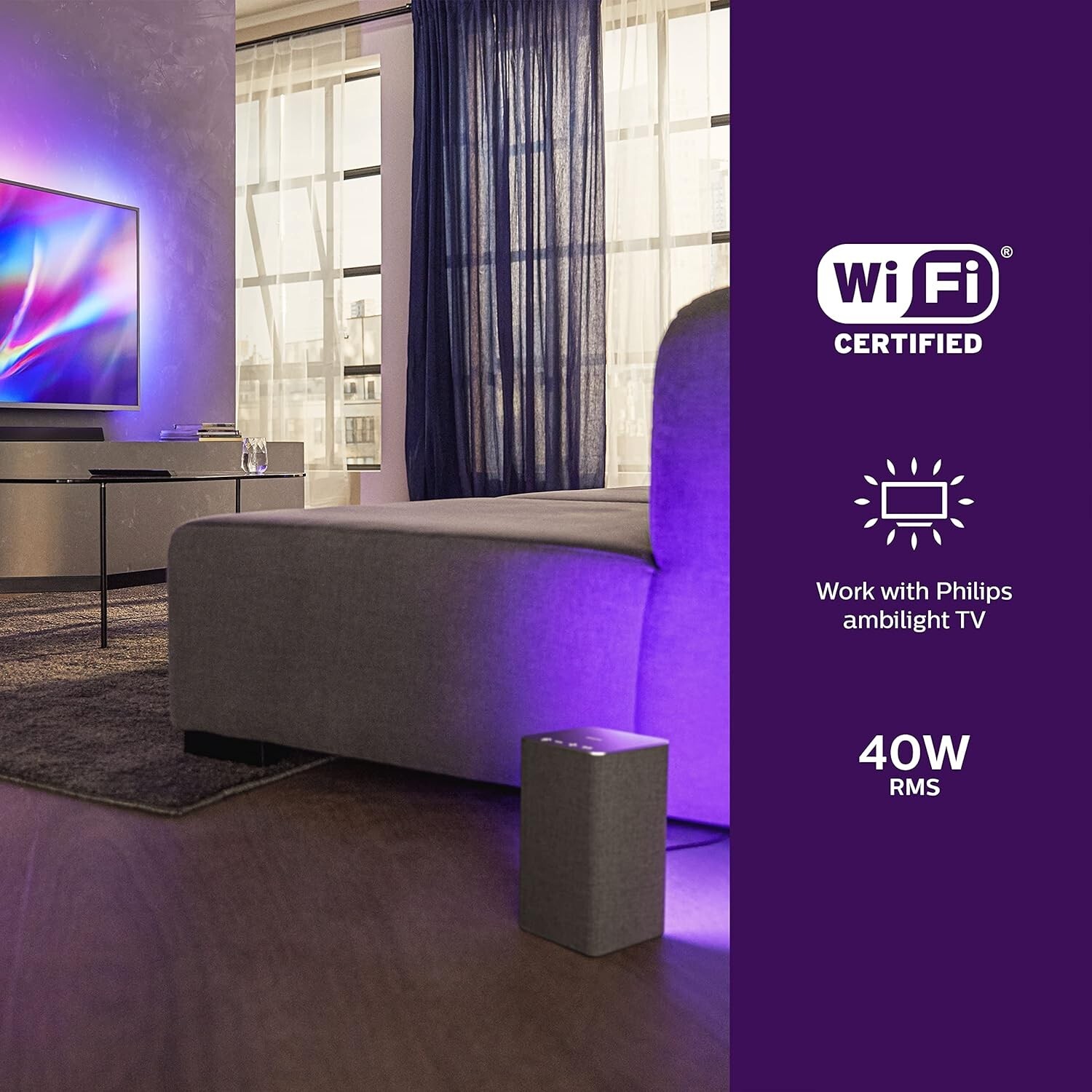 PHILIPS W6205 Wireless Home Speaker Bluetooth + DTS Play-Fi