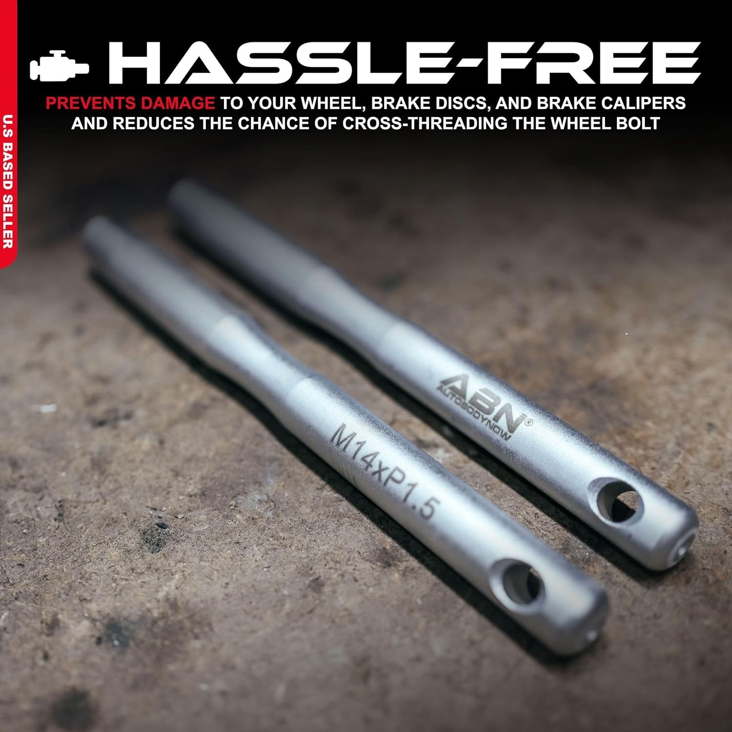 2 Pack Wheel Alignment Pins for Protecting Brake System During Install