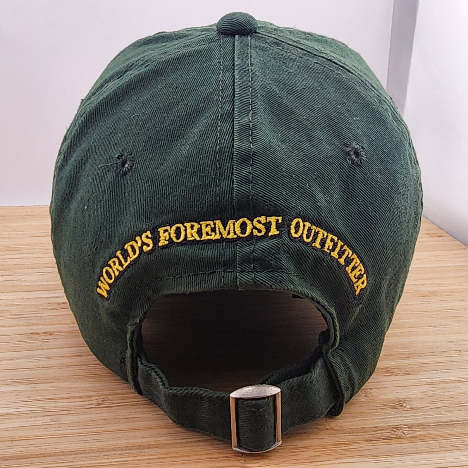 Cabela's Hat, Green, Cabelas Script Dap Cap, Unstructured, Cotton, Strapback