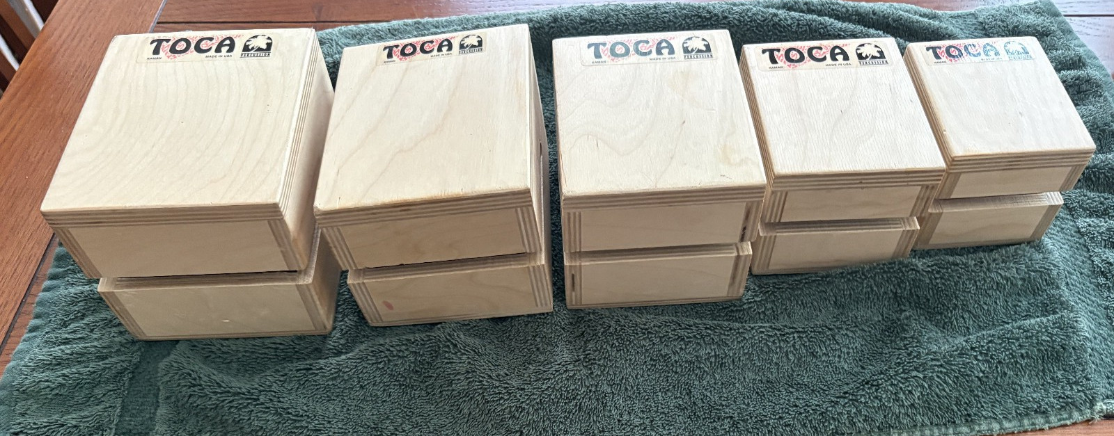 5 TOCA Templle Blocks NO STAND