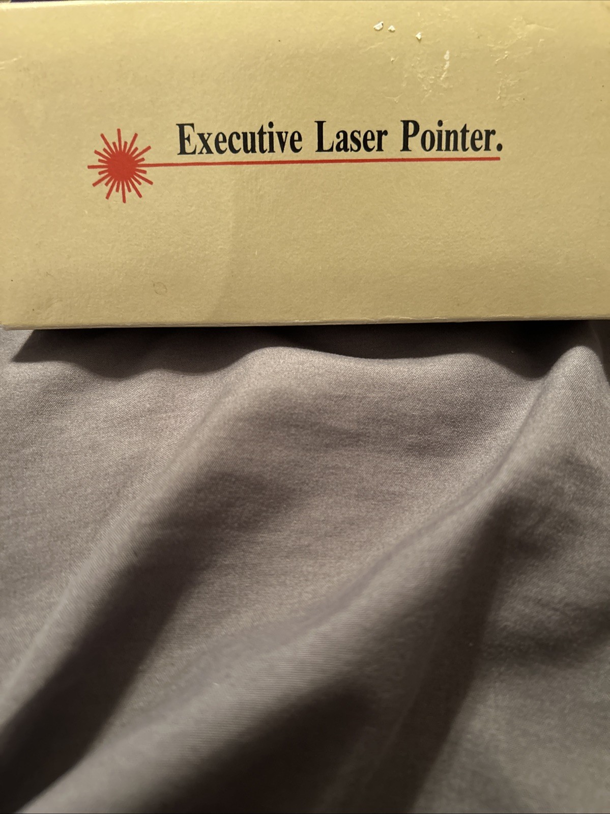Vintage Quartet Executive Laser Pointer Red Starburst Logo W/Box  Tested