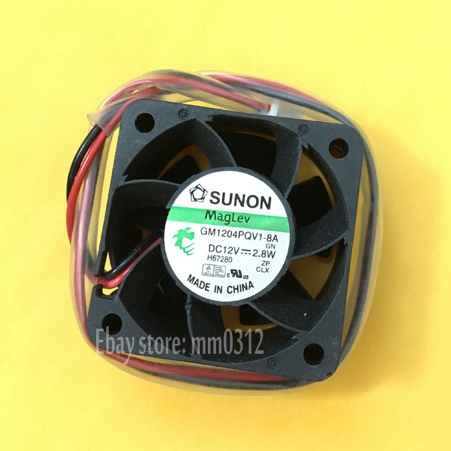 SUNON GM1204PQV1-8A Fan 40mm x 40mm x 28mm DC 12V 2.8W 2lines server fan