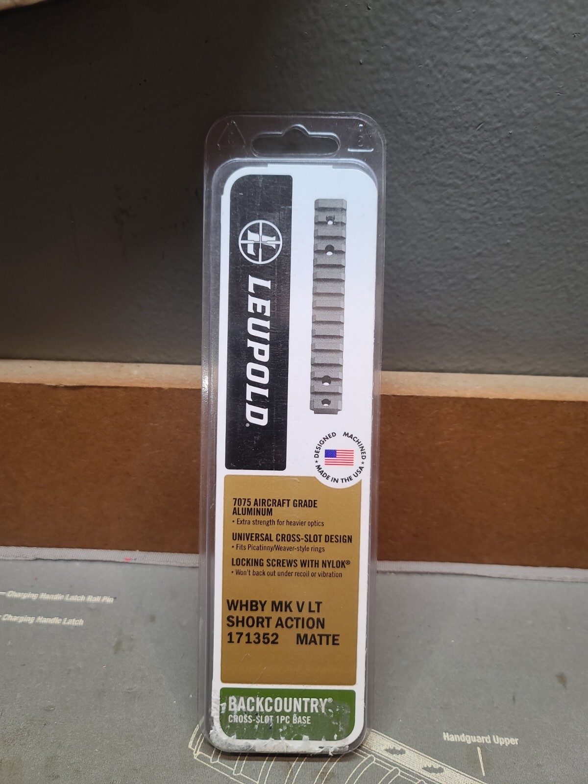 NEW Leupold BackCountry Cross-Slot Weatherby Mark 5 MK V LT SA Matte 171352