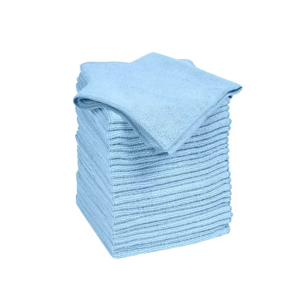 Quickie Microfiber Cleaning Cloths Towels 14x14 Lint Free Reusable 24 Pack